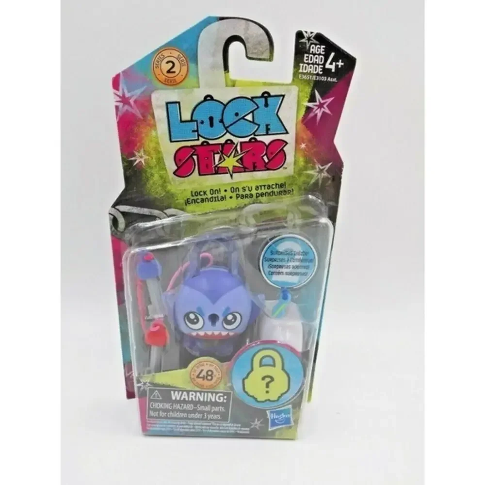 LOCK STARS Series 2 BLUE SHARK FISH Decorative Lock + Surprise Mini‎ Lock